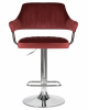 Стул барный DOBRIN CHARLY, винный велюр (MJ9-35)