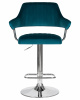 Стул барный DOBRIN CHARLY, морской волны велюр (MJ9-99)