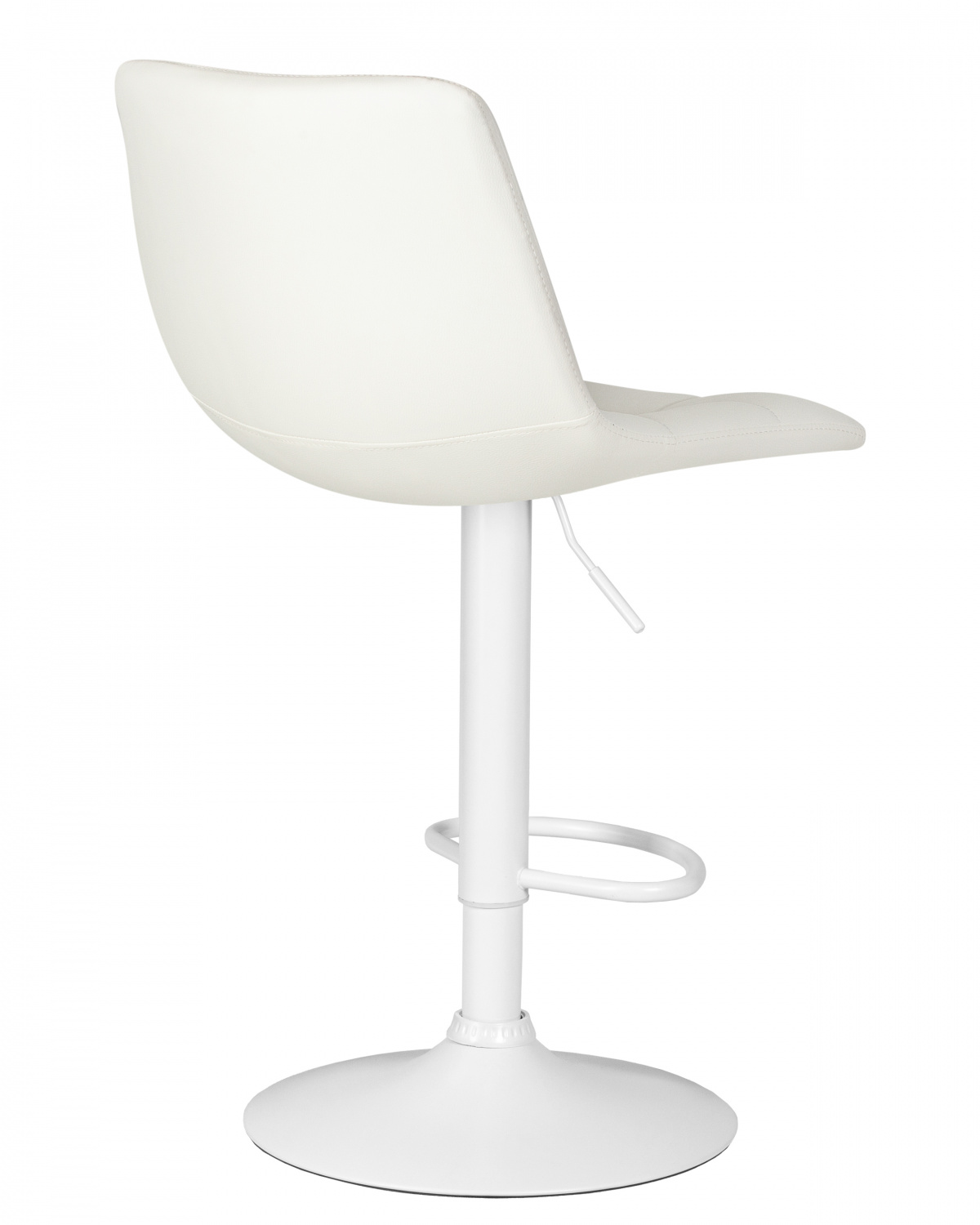 Стул барный DOBRIN TAILOR WHITE, белый PU