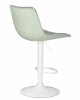 Стул барный DOBRIN TAILOR WHITE, пудрово-мятный велюр (MJ9-87)