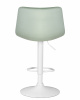 Стул барный DOBRIN TAILOR WHITE, пудрово-мятный велюр (MJ9-87)