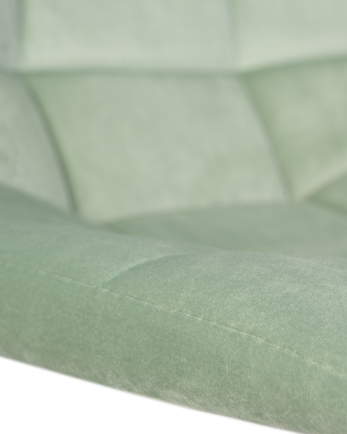 Стул барный DOBRIN TAILOR WHITE, пудрово-мятный велюр (MJ9-87)