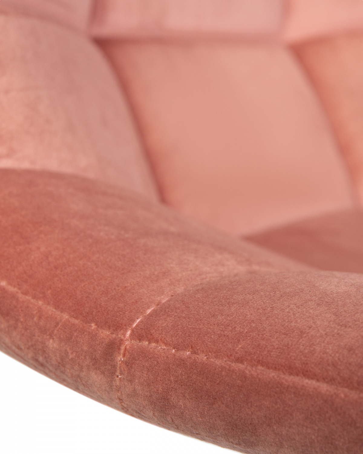 Стул барный DOBRIN TAILOR WHITE, пудрово-розовый велюр (MJ9-32)