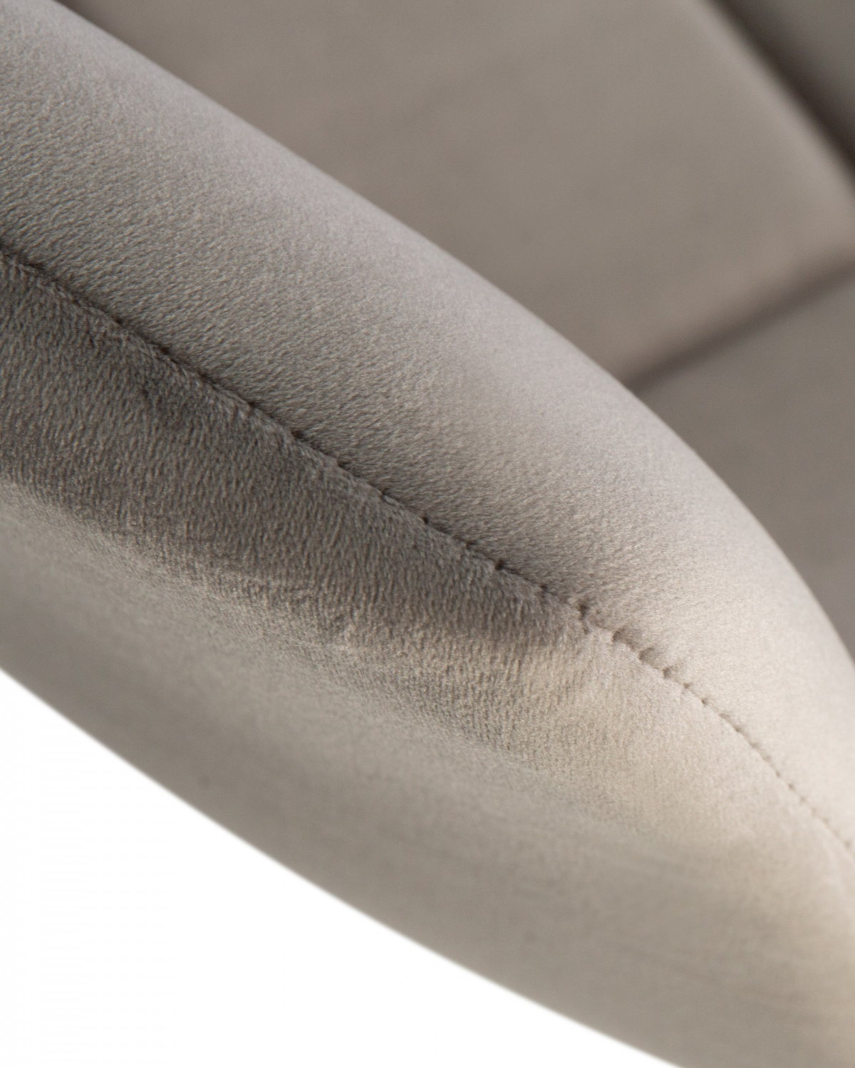 Стул барный DOBRIN TAILOR WHITE, серый велюр (MJ9-75)