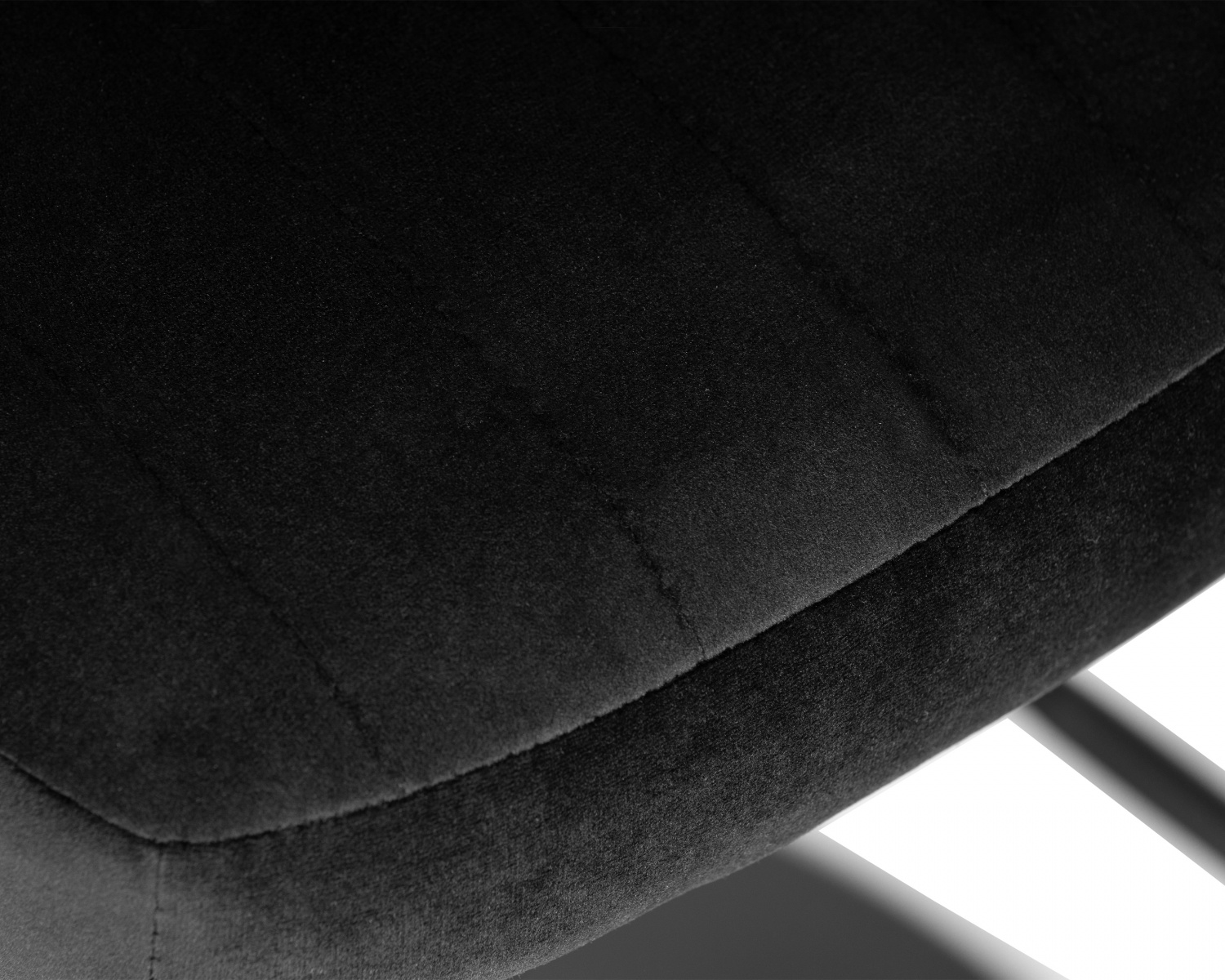 Стул барный DOBRIN CHARLY BLACK, черный велюр (MJ9-101)