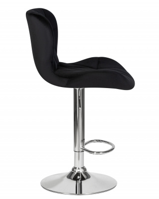 Стул барный DOBRIN BARNY, черный велюр (MJ9-101)