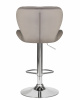 Стул барный DOBRIN BARNY, серый велюр (MJ9-75)