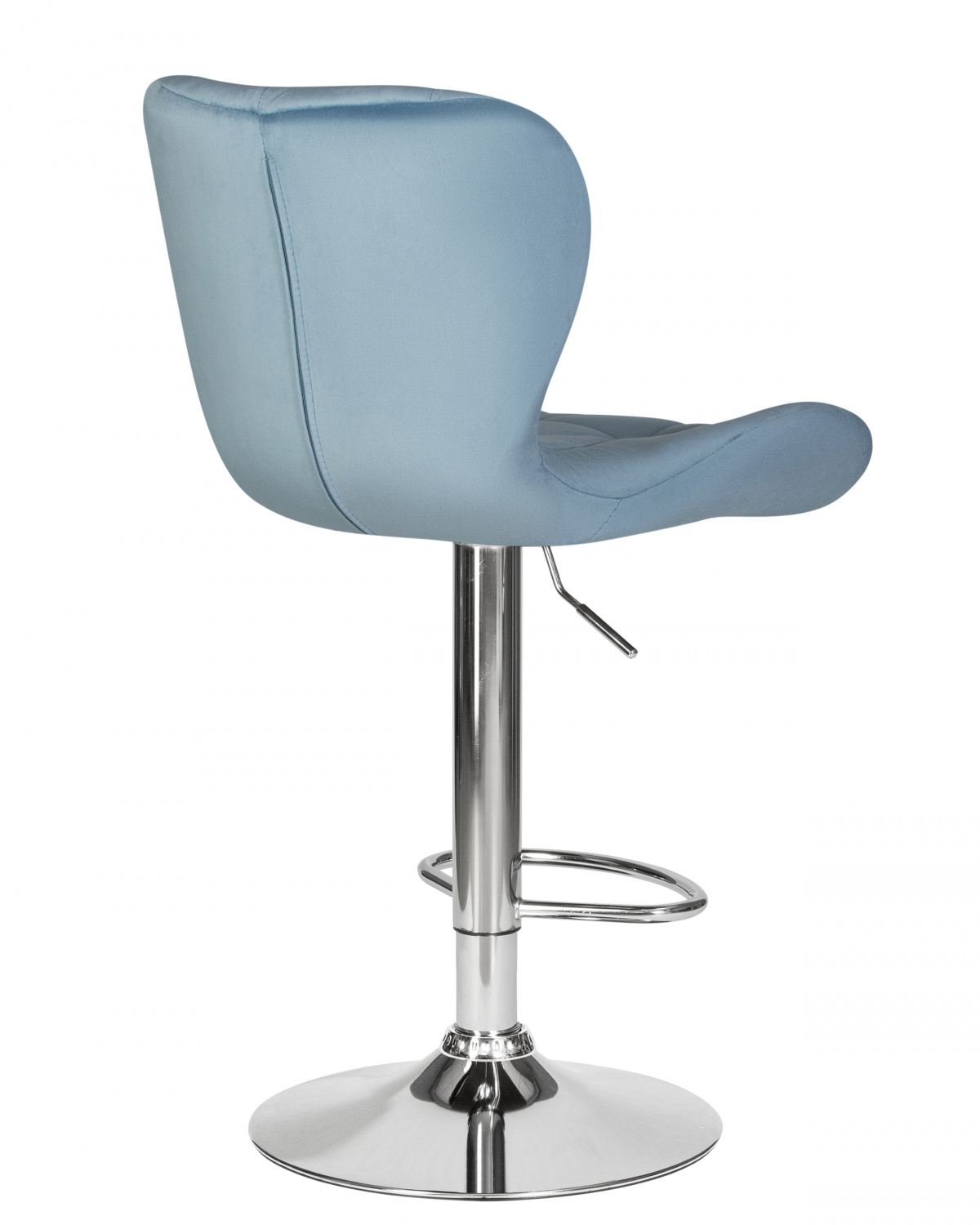 Стул барный DOBRIN BARNY, пудрово-голубой велюр (MJ9-74)