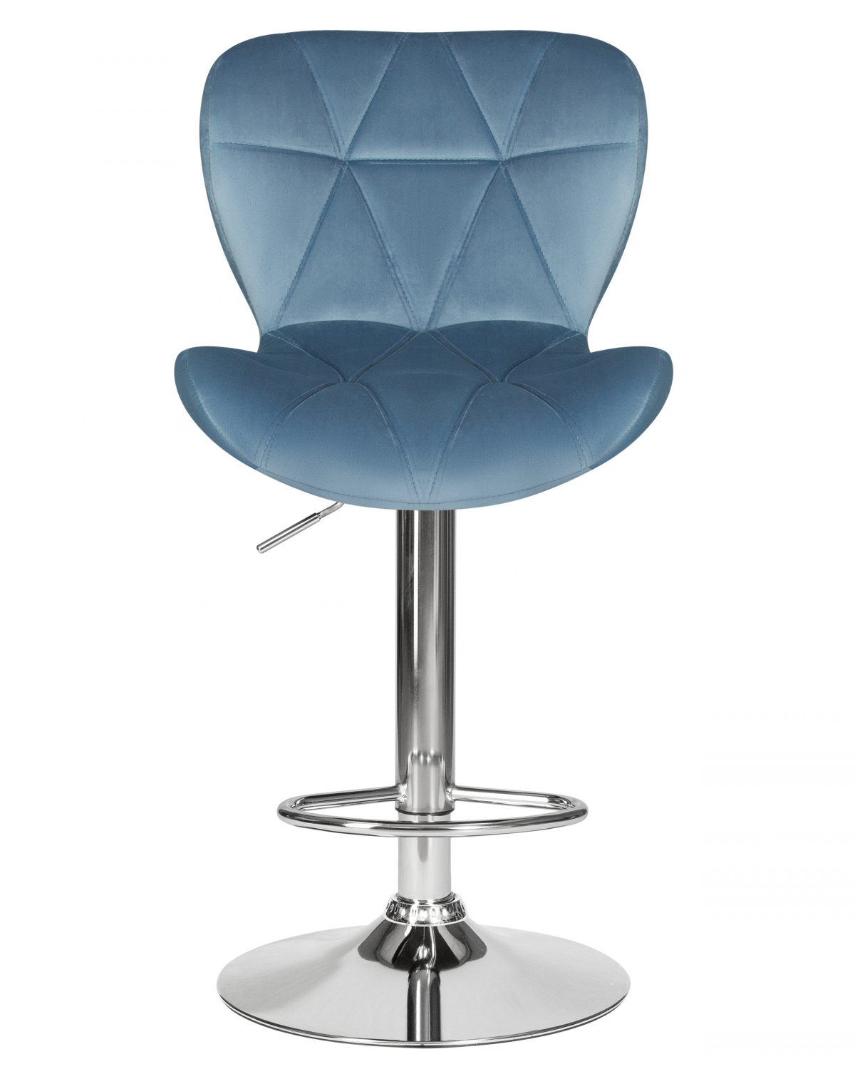 Стул барный DOBRIN BARNY, пудрово-голубой велюр (MJ9-74)