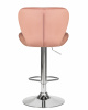 Стул барный DOBRIN BARNY, пудрово-розовый велюр (MJ9-32)