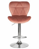 Стул барный DOBRIN BARNY, пудрово-розовый велюр (MJ9-32)