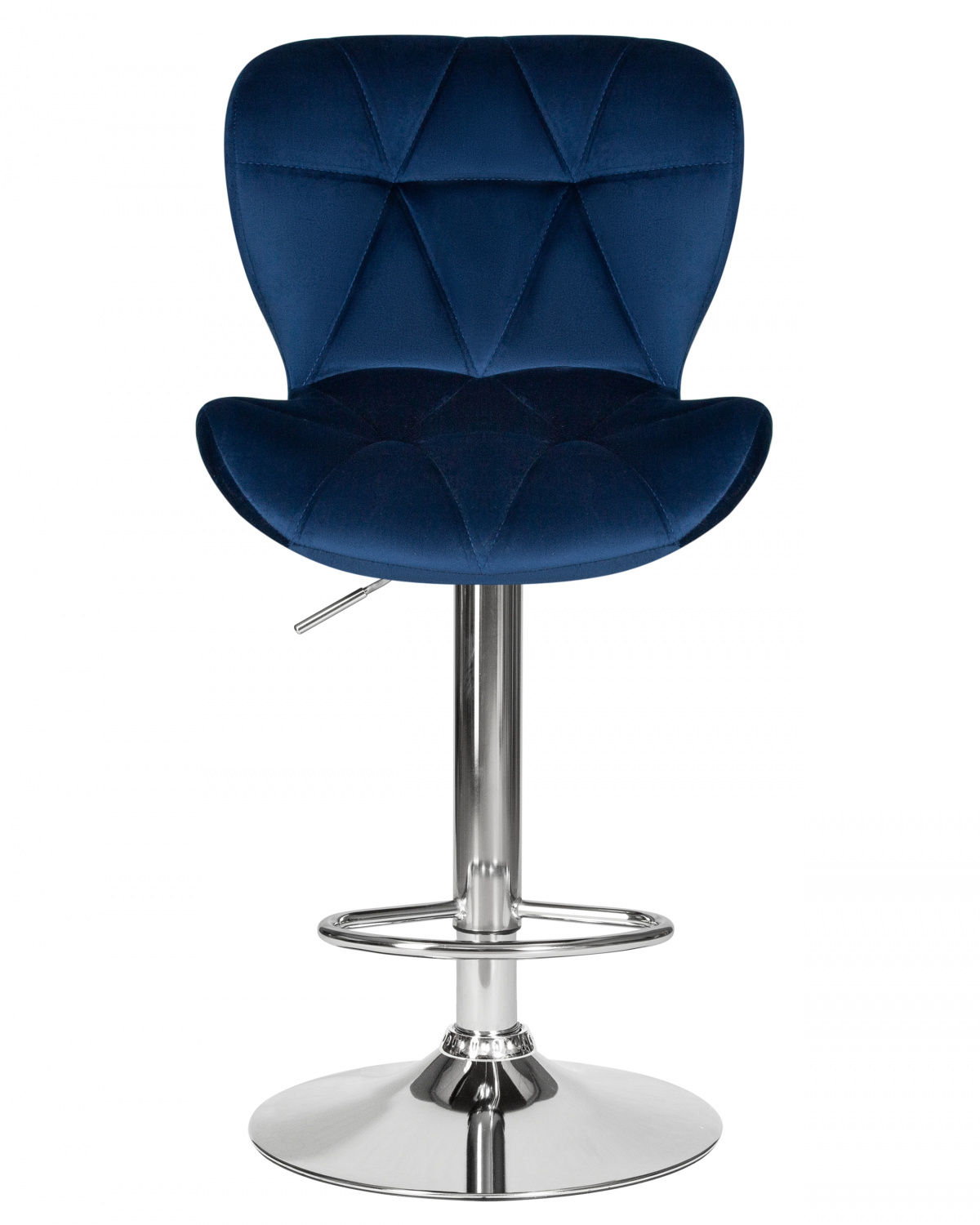 Стул барный DOBRIN BARNY, синий велюр (MJ9-117)
