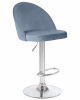 Стул барный DOBRIN MILANA, пудрово-голубой велюр (MJ9-74)