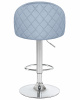 Стул барный DOBRIN MILANA, пудрово-голубой велюр (MJ9-74)
