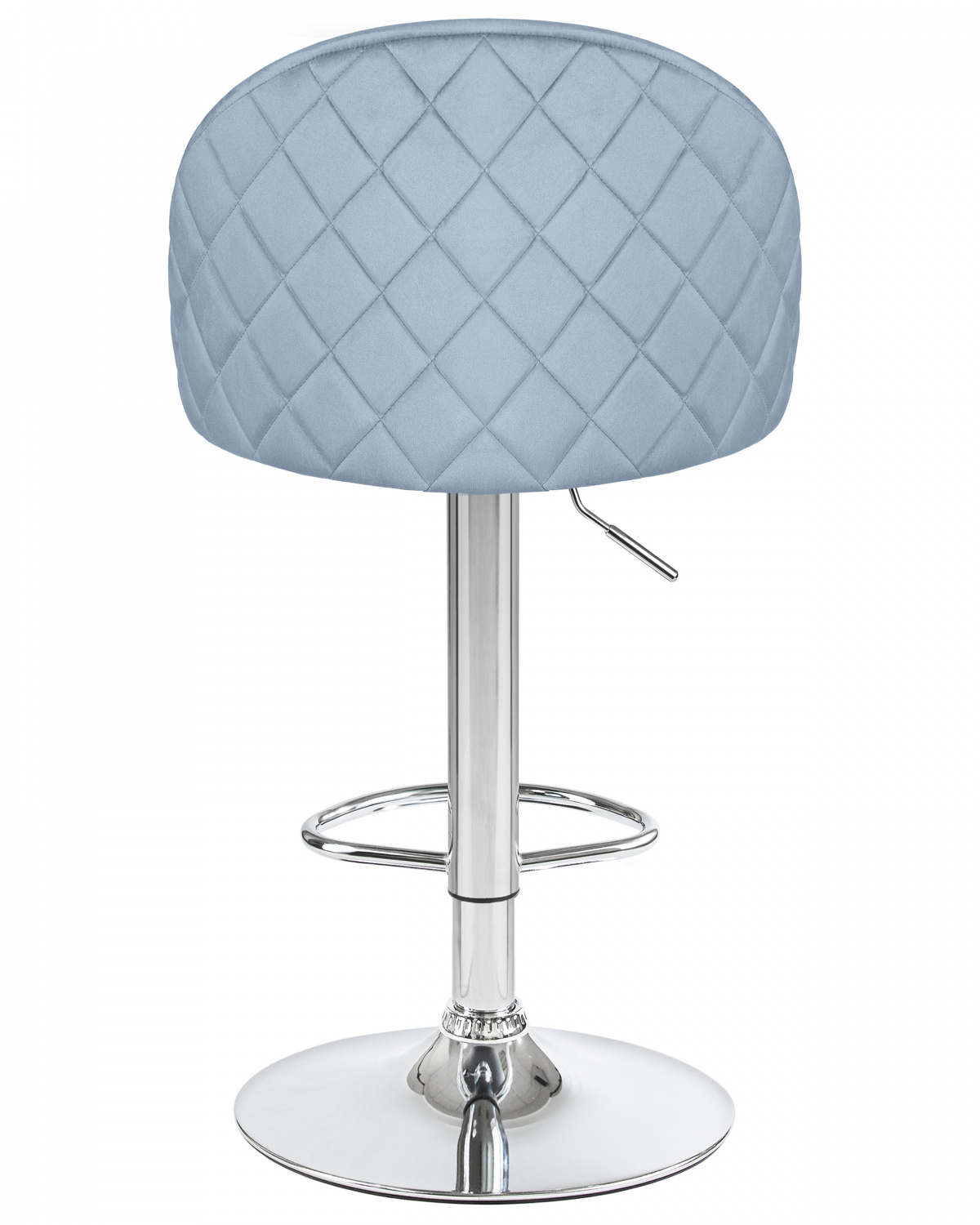 Стул барный DOBRIN MILANA, пудрово-голубой велюр (MJ9-74)