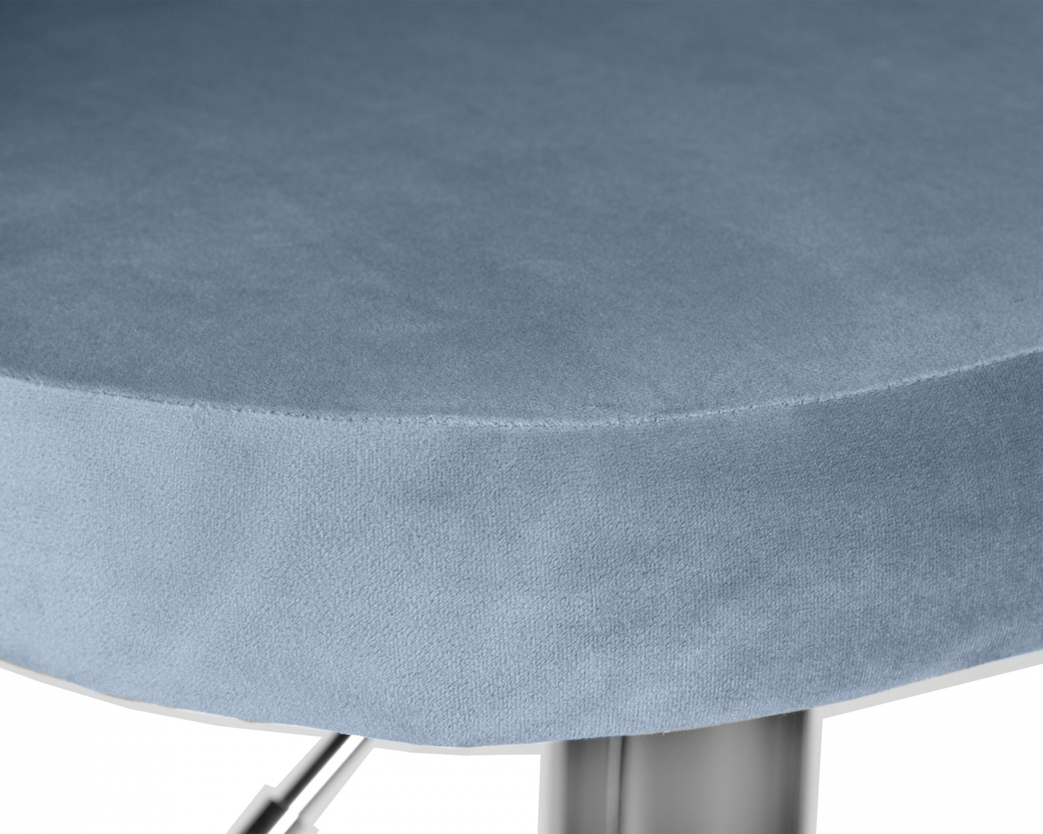 Стул барный DOBRIN MILANA, пудрово-голубой велюр (MJ9-74)