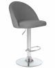 Стул барный DOBRIN MILANA, серый велюр (MJ9-75)