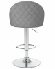 Стул барный DOBRIN MILANA, серый велюр (MJ9-75)