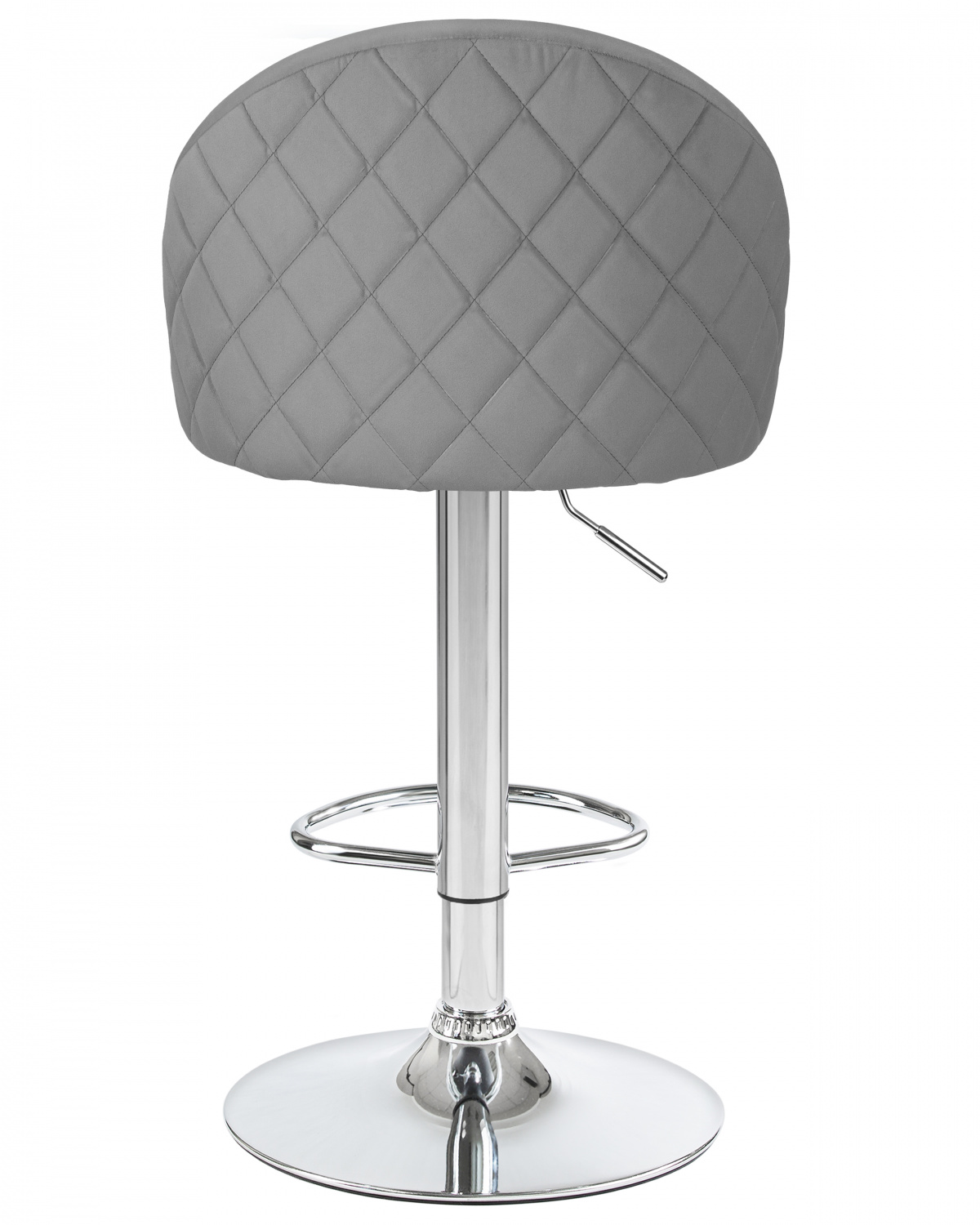 Стул барный DOBRIN MILANA, серый велюр (MJ9-75)
