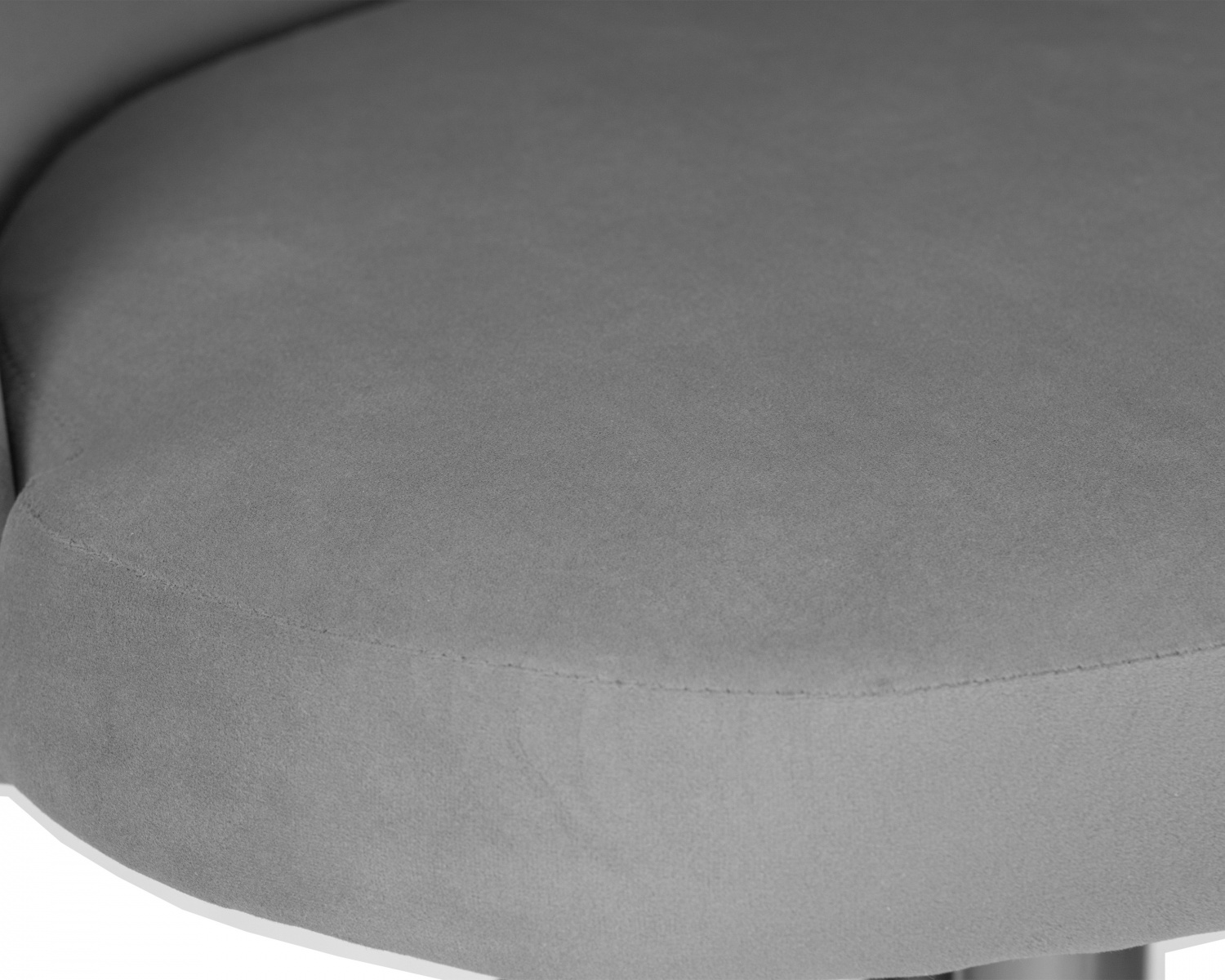 Стул барный DOBRIN MILANA, серый велюр (MJ9-75)