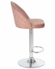 Стул барный DOBRIN MILANA, пудрово-розовый велюр (MJ9-32)