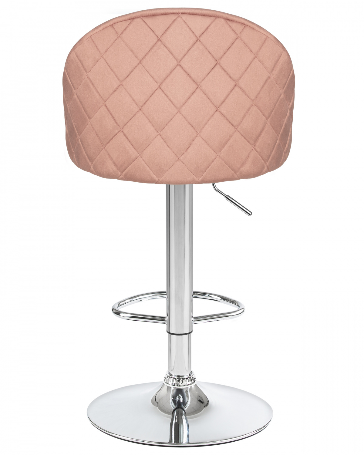 Стул барный DOBRIN MILANA, пудрово-розовый велюр (MJ9-32)