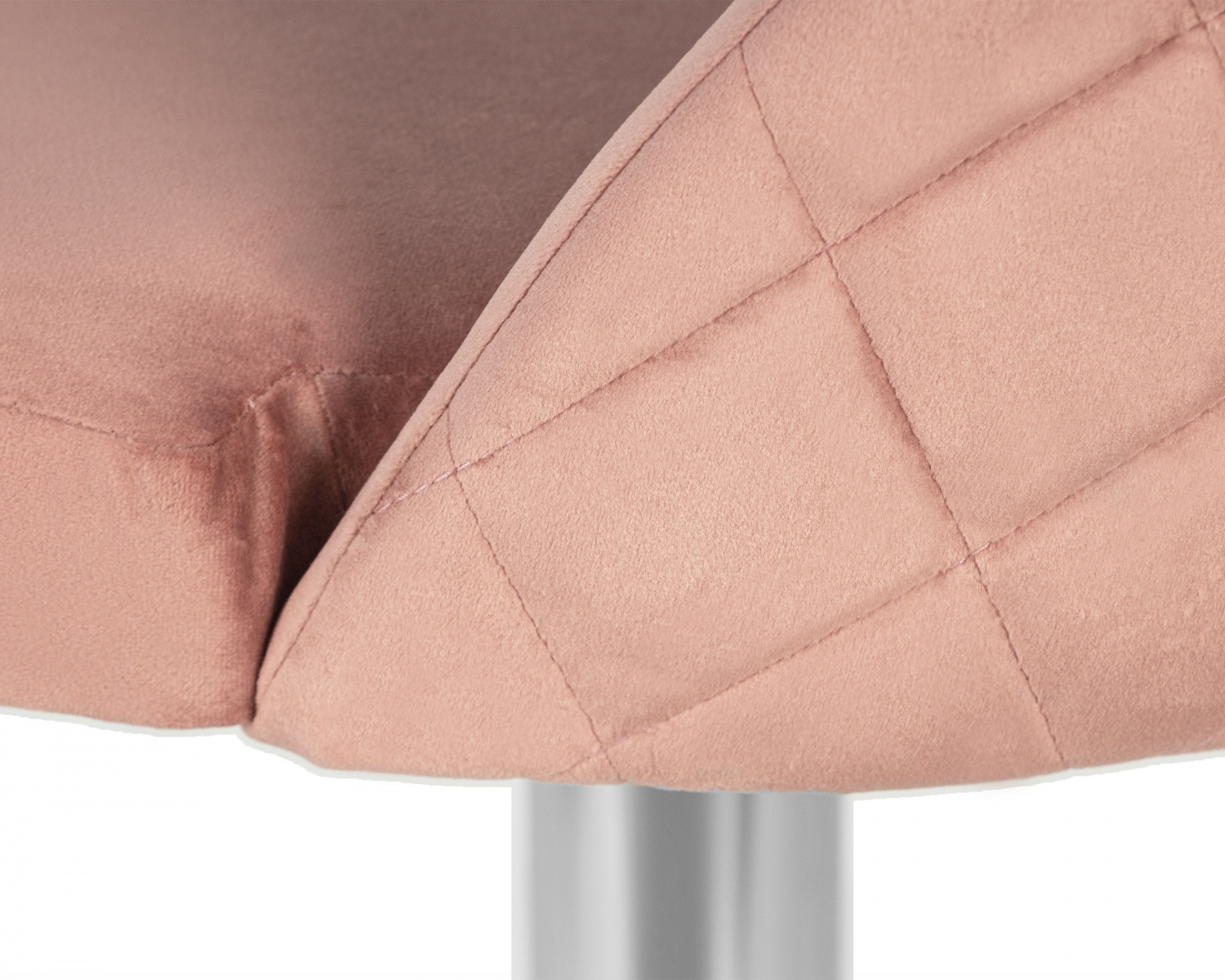 Стул барный DOBRIN MILANA, пудрово-розовый велюр (MJ9-32)