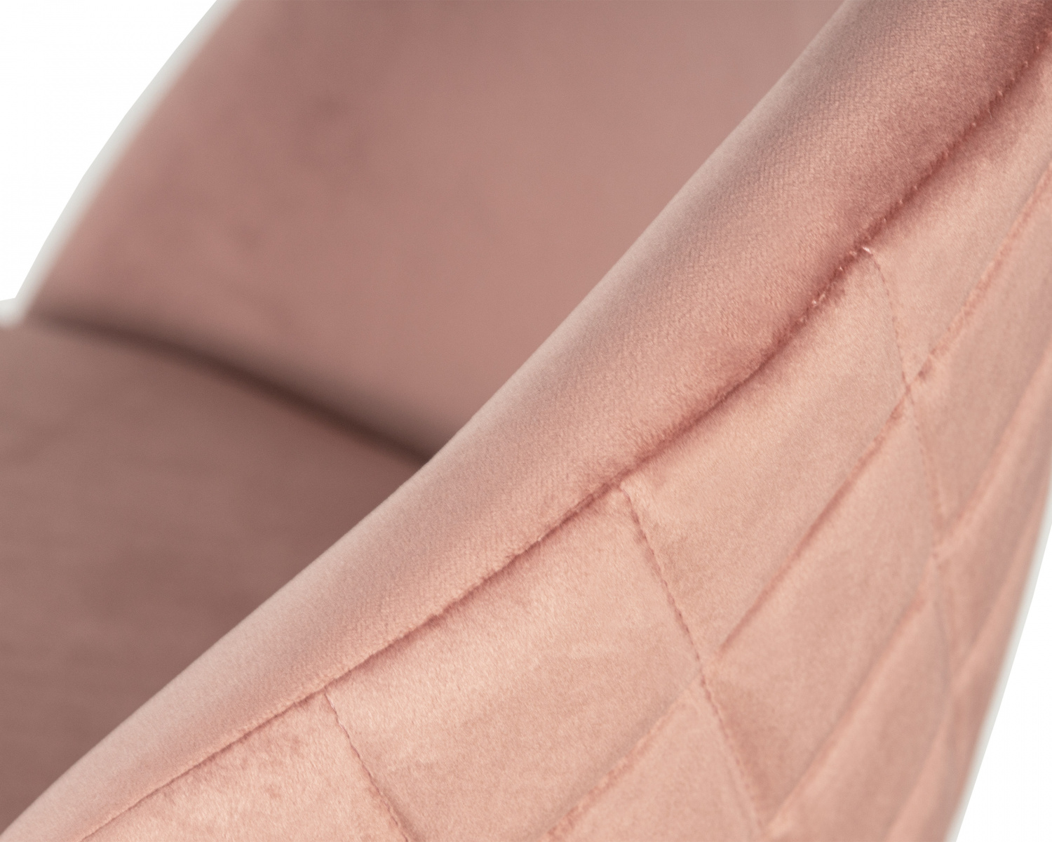 Стул барный DOBRIN MILANA, пудрово-розовый велюр (MJ9-32)