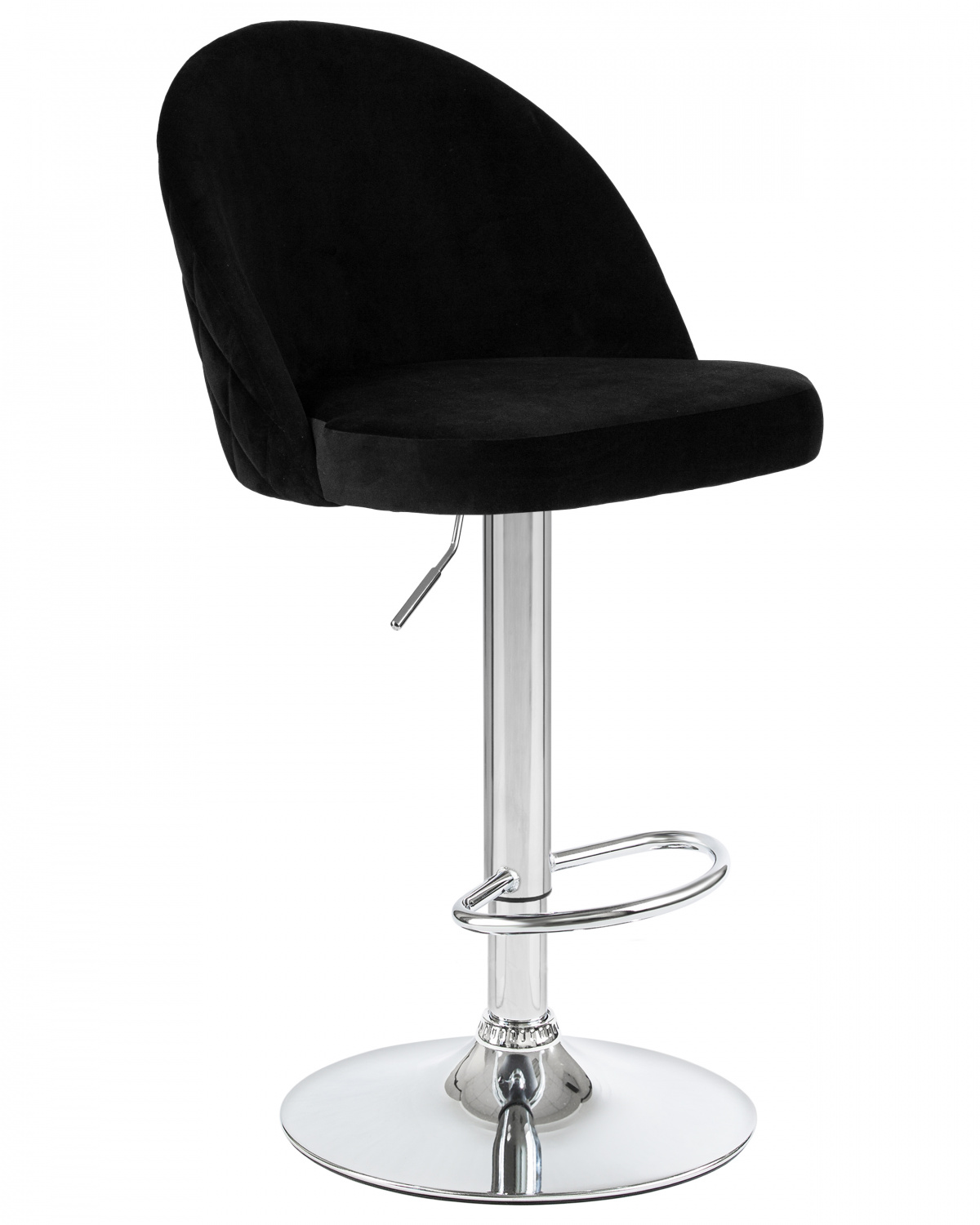Стул барный DOBRIN MILANA, черный велюр (MJ9-101)