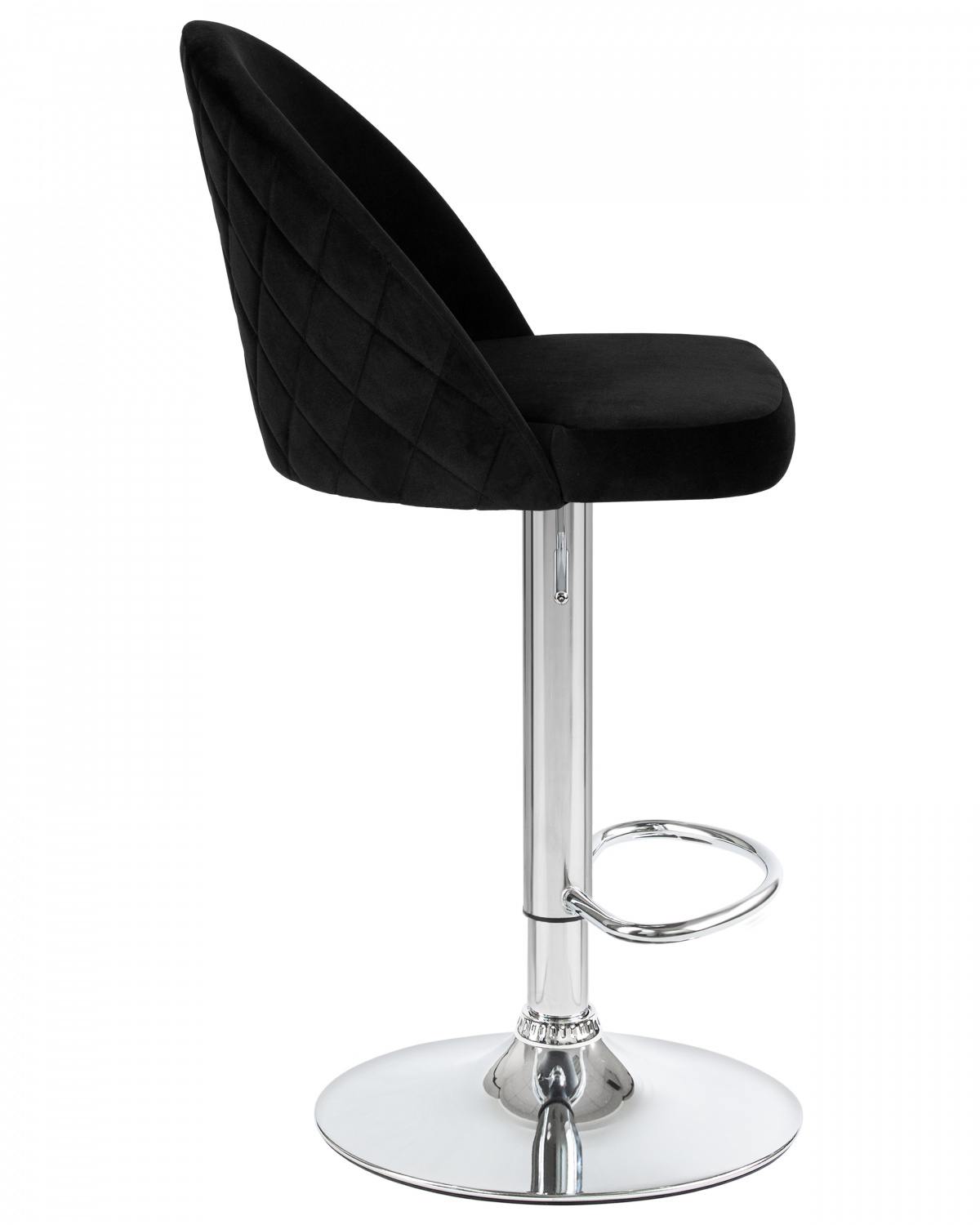 Стул барный DOBRIN MILANA, черный велюр (MJ9-101)