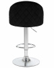 Стул барный DOBRIN MILANA, черный велюр (MJ9-101)