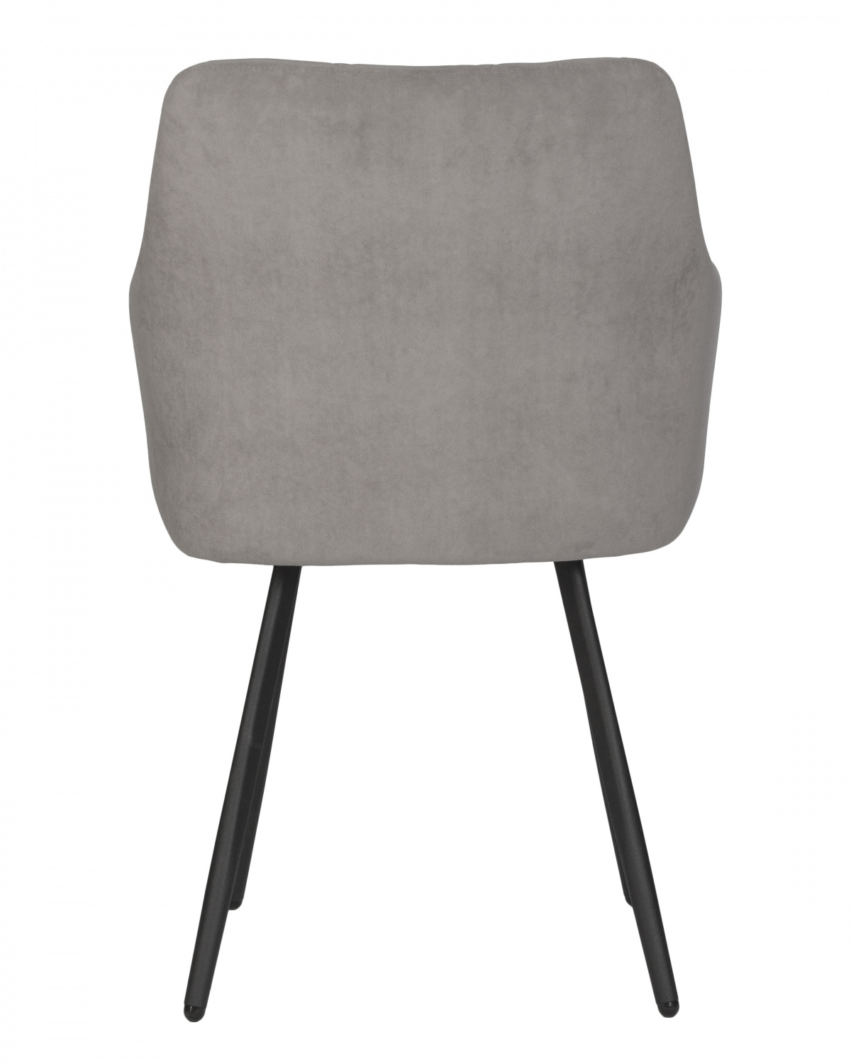 Стул обеденный DOBRIN ROBY, ЭМАЛЬ ЧЕРНЫЙ МУАР велюр Catania Cocoa