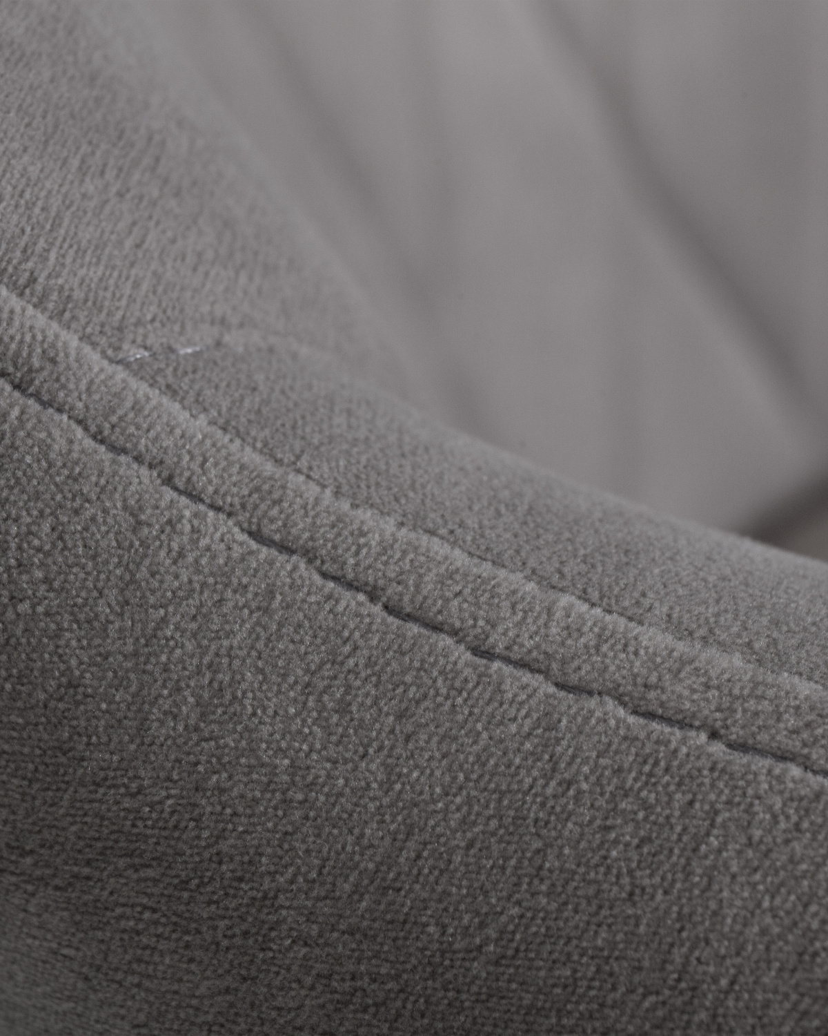 Стул обеденный DOBRIN ROBY, ЭМАЛЬ ЧЕРНЫЙ МУАР велюр Catania Smoke