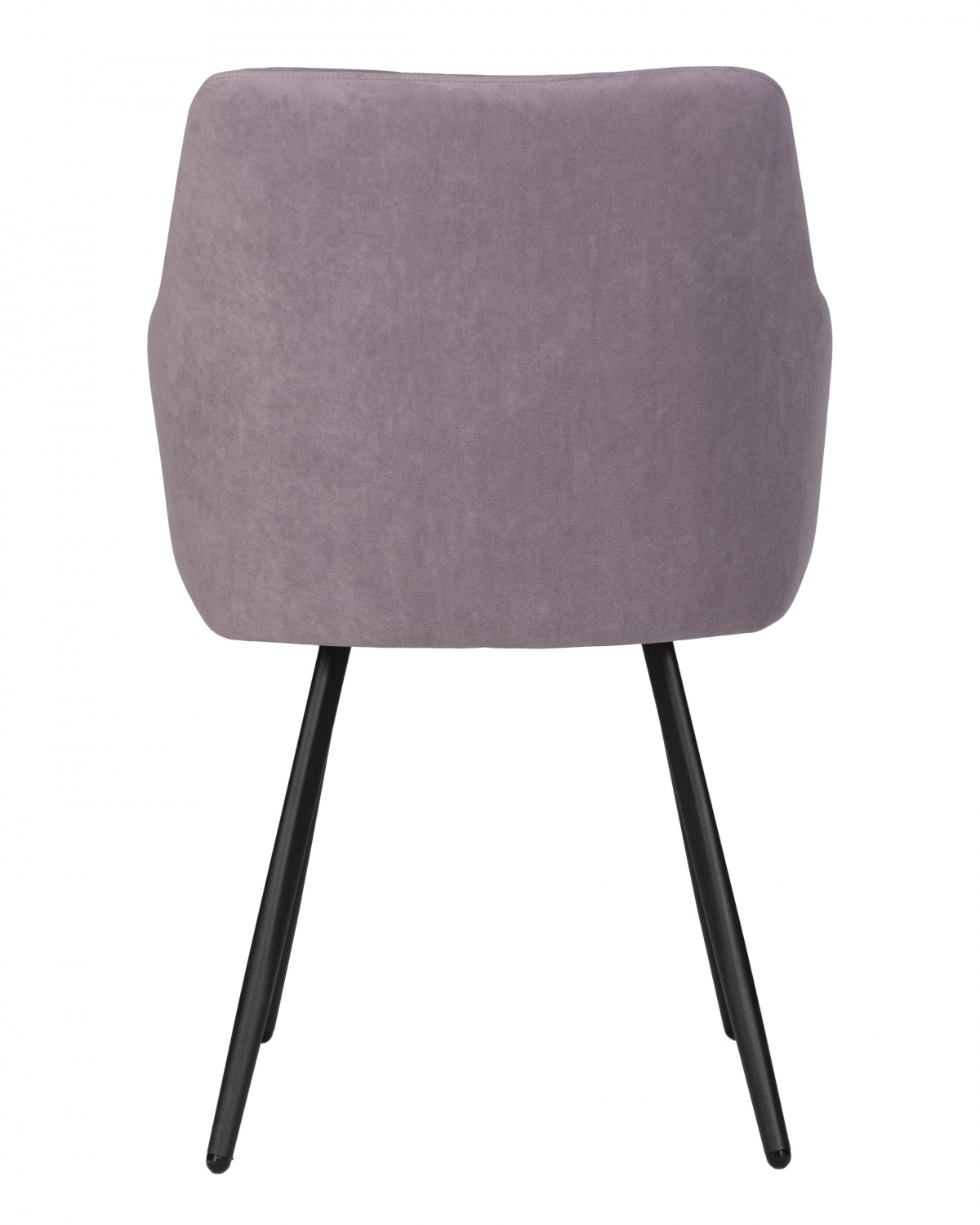 Стул обеденный DOBRIN ROBY, ЭМАЛЬ ЧЕРНЫЙ МУАР велюр Catania Lavender