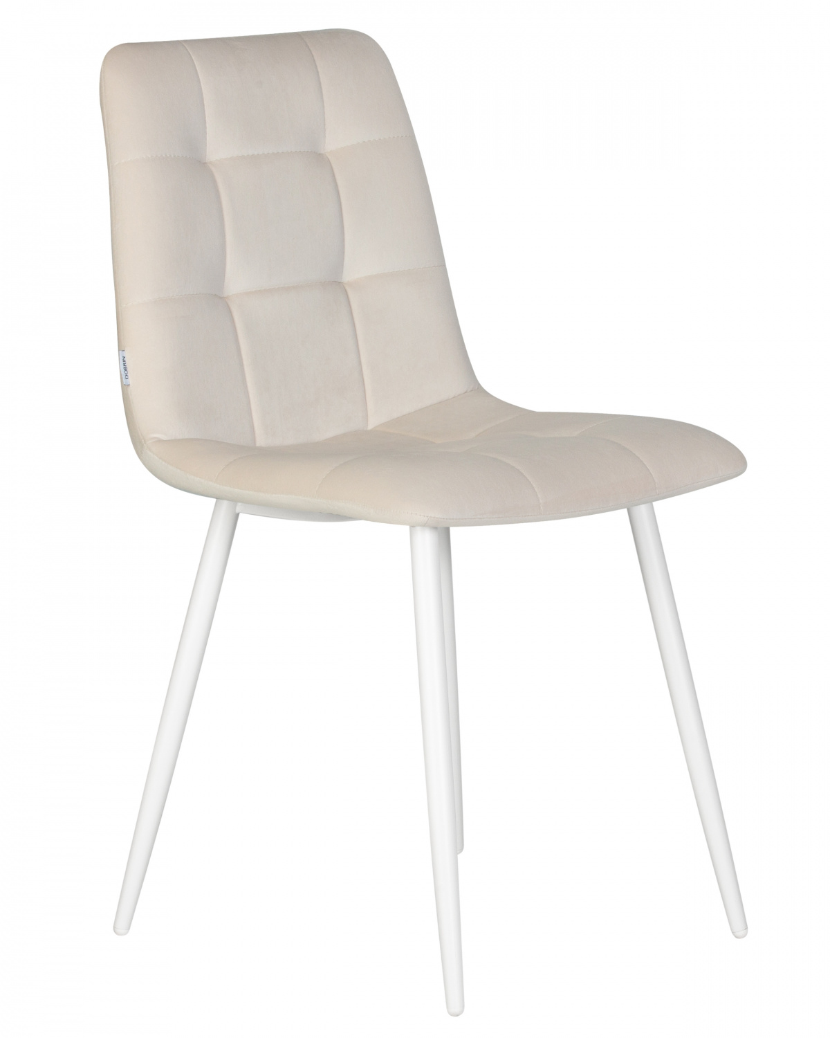 Стул обеденный DOBRIN CHILLY, Кремовый Holland 05, основание белое
