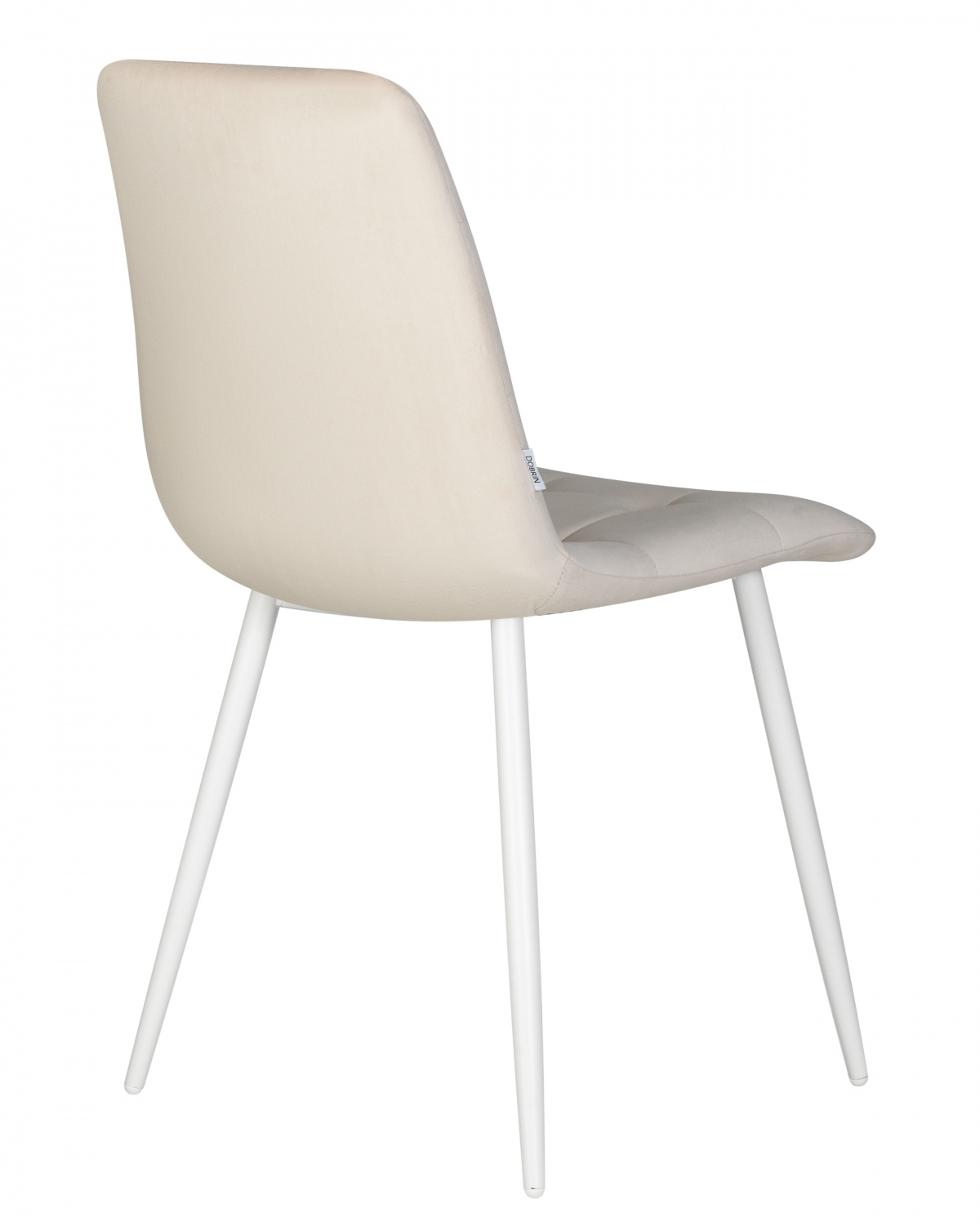 Стул обеденный DOBRIN CHILLY, Кремовый Holland 05, основание белое
