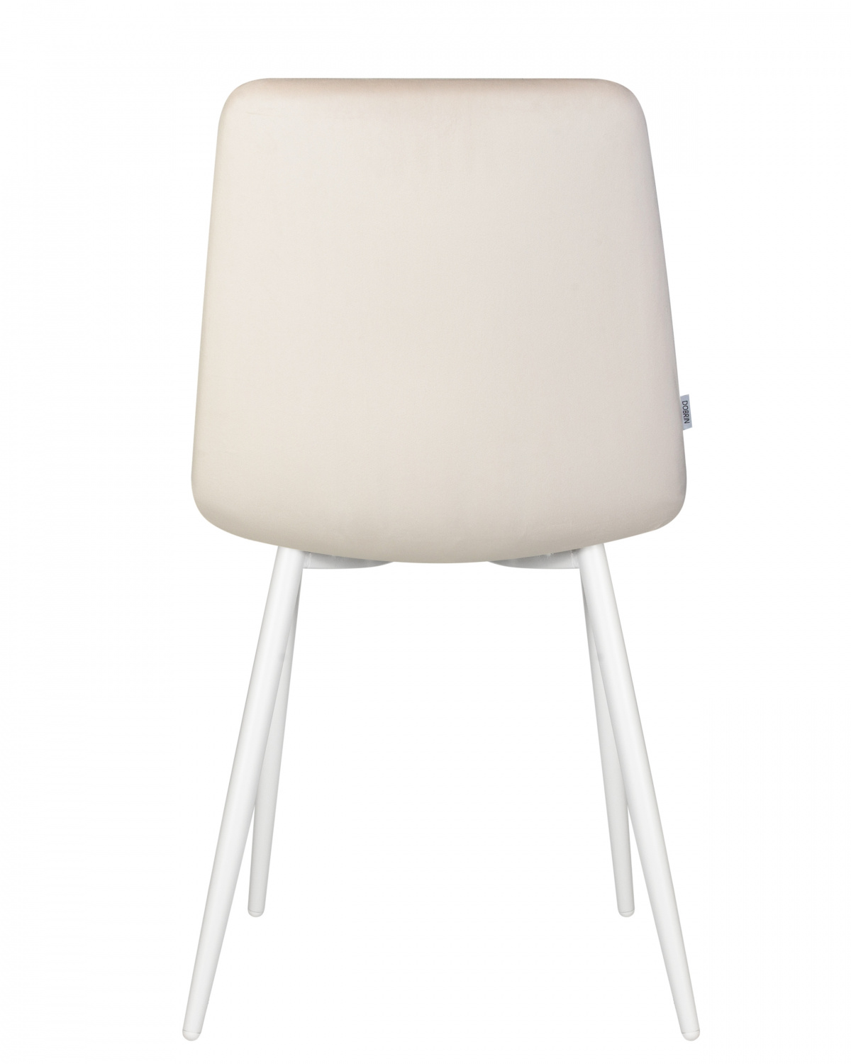 Стул обеденный DOBRIN CHILLY, Кремовый Holland 05, основание белое