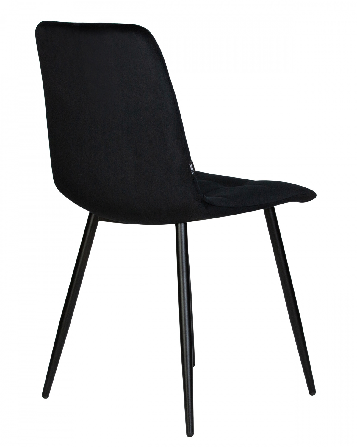 Стул обеденный DOBRIN CHILLY, Черный Holland 75, основание черное