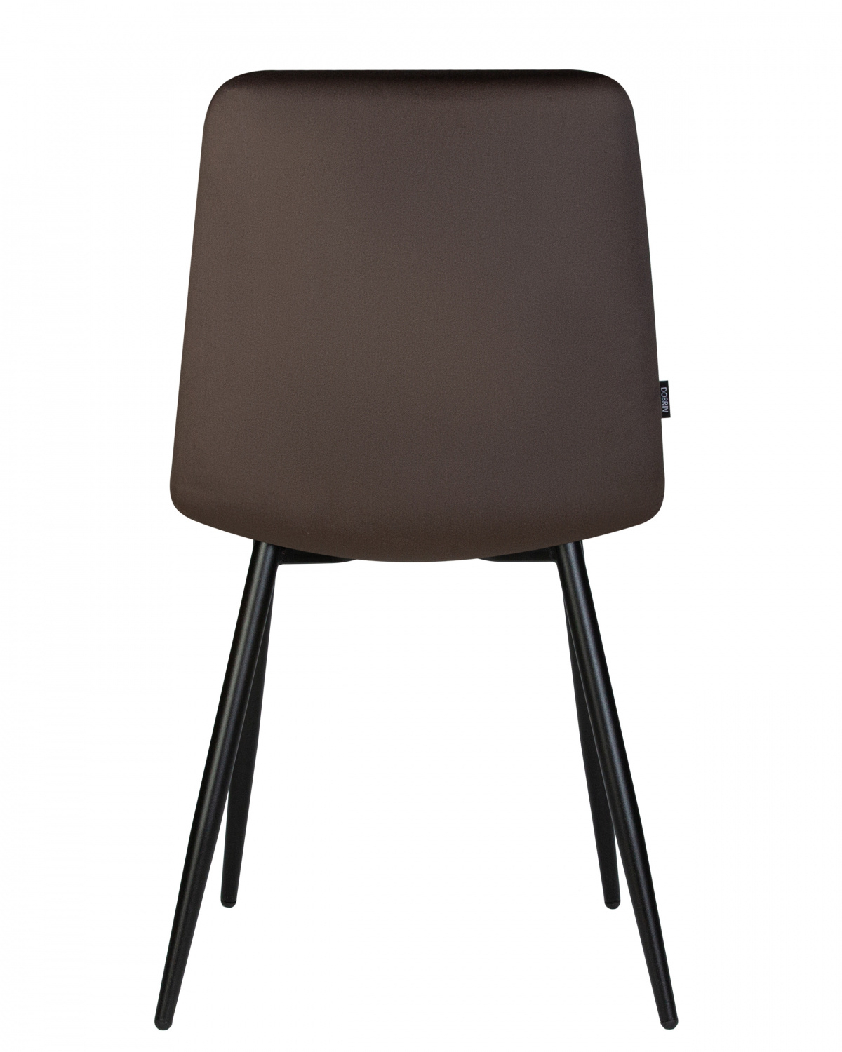 Стул обеденный DOBRIN CHILLY, Эспрессо Holland 74, основание черное