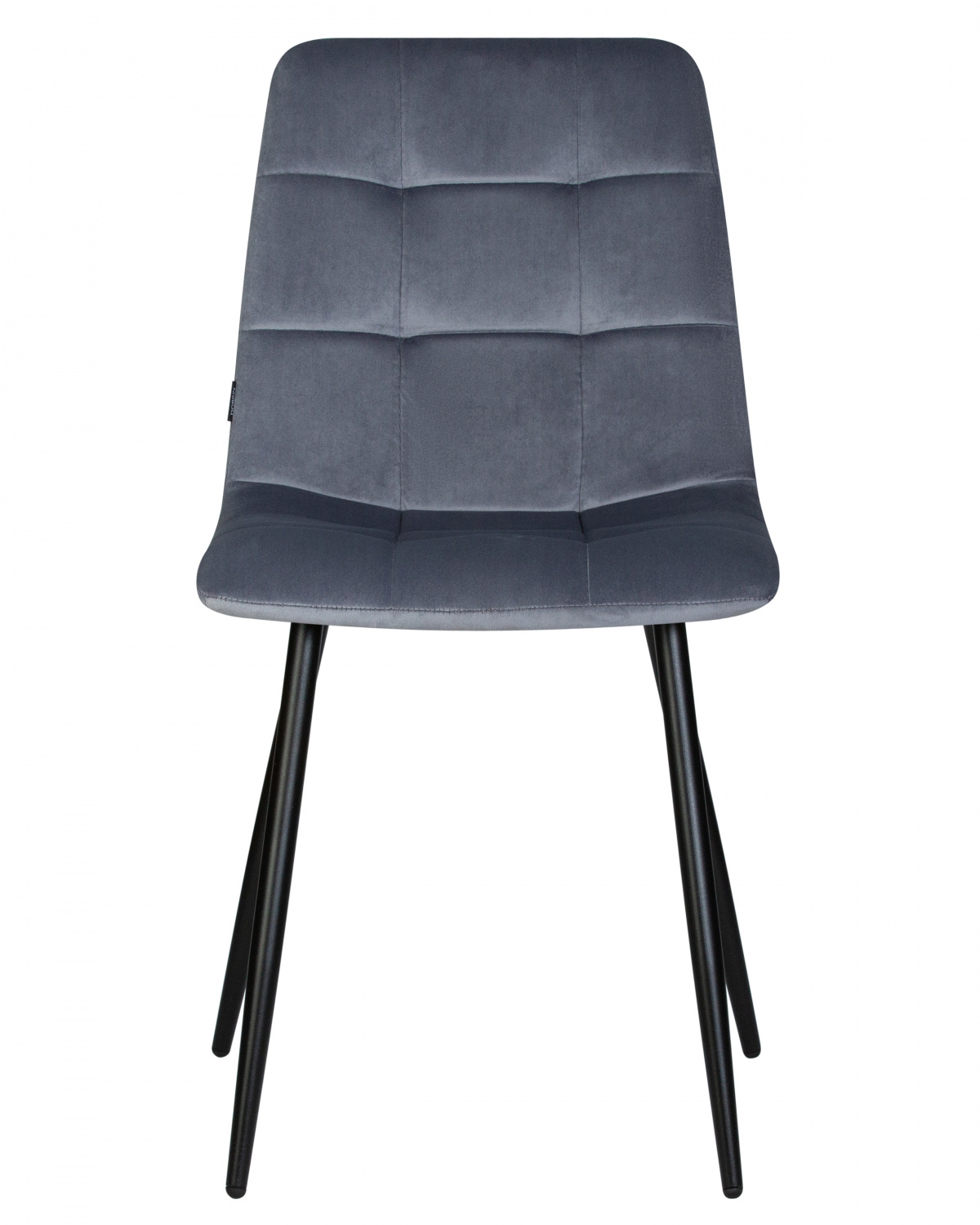 Стул обеденный DOBRIN CHILLY, Серо-голубой Holland 14, основание черное