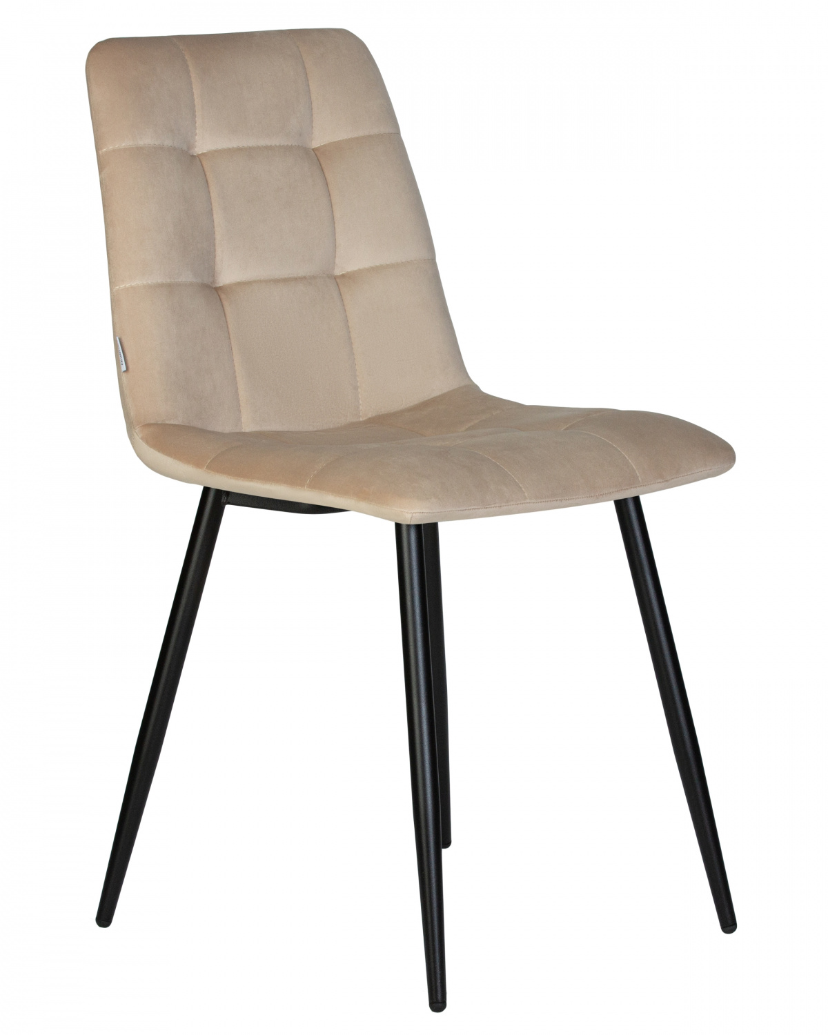 Стул обеденный DOBRIN CHILLY, Бежевый Holland 07, основание черный