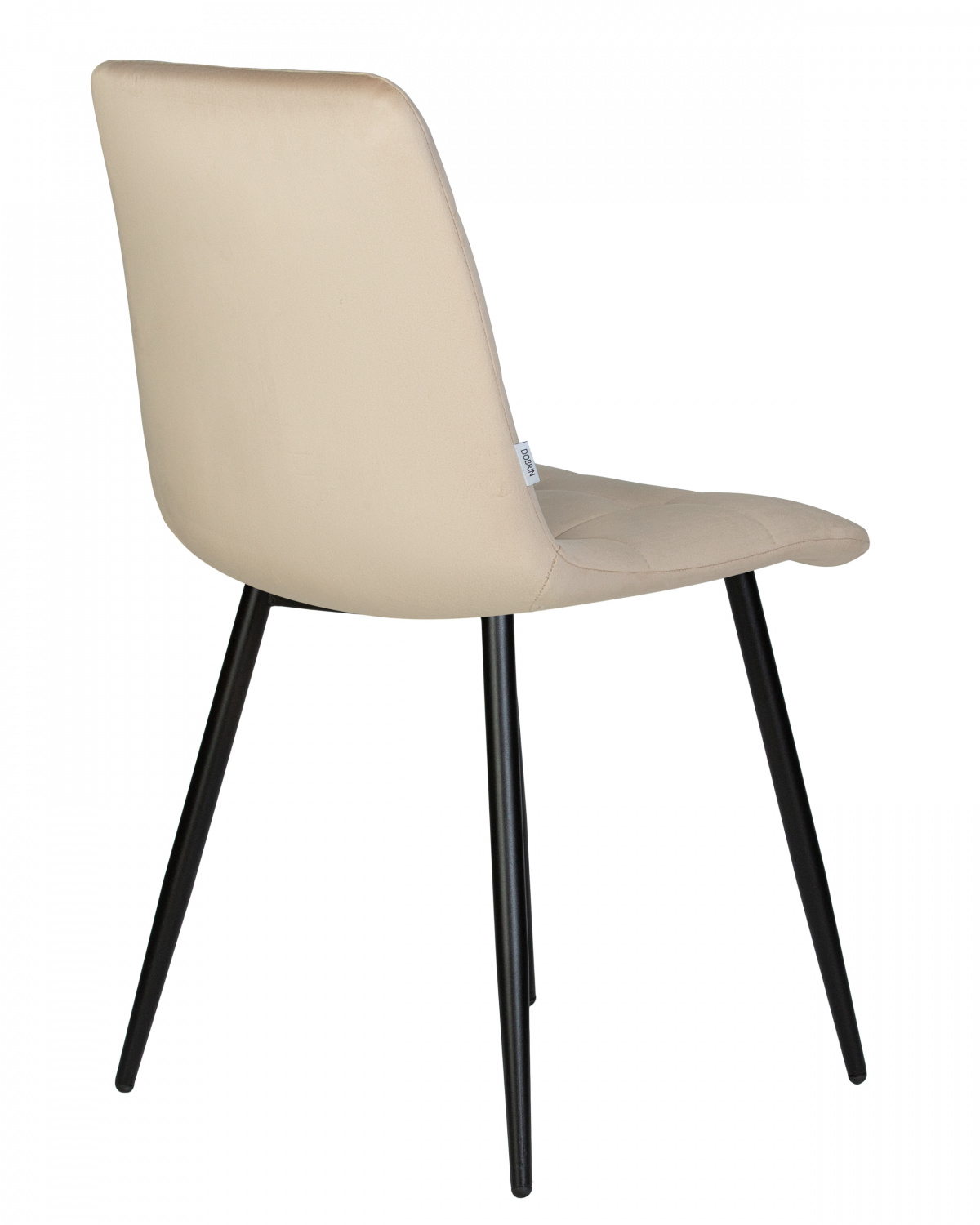 Стул обеденный DOBRIN CHILLY, Бежевый Holland 07, основание черный