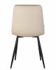 Стул обеденный DOBRIN CHILLY, Бежевый Holland 07, основание черный