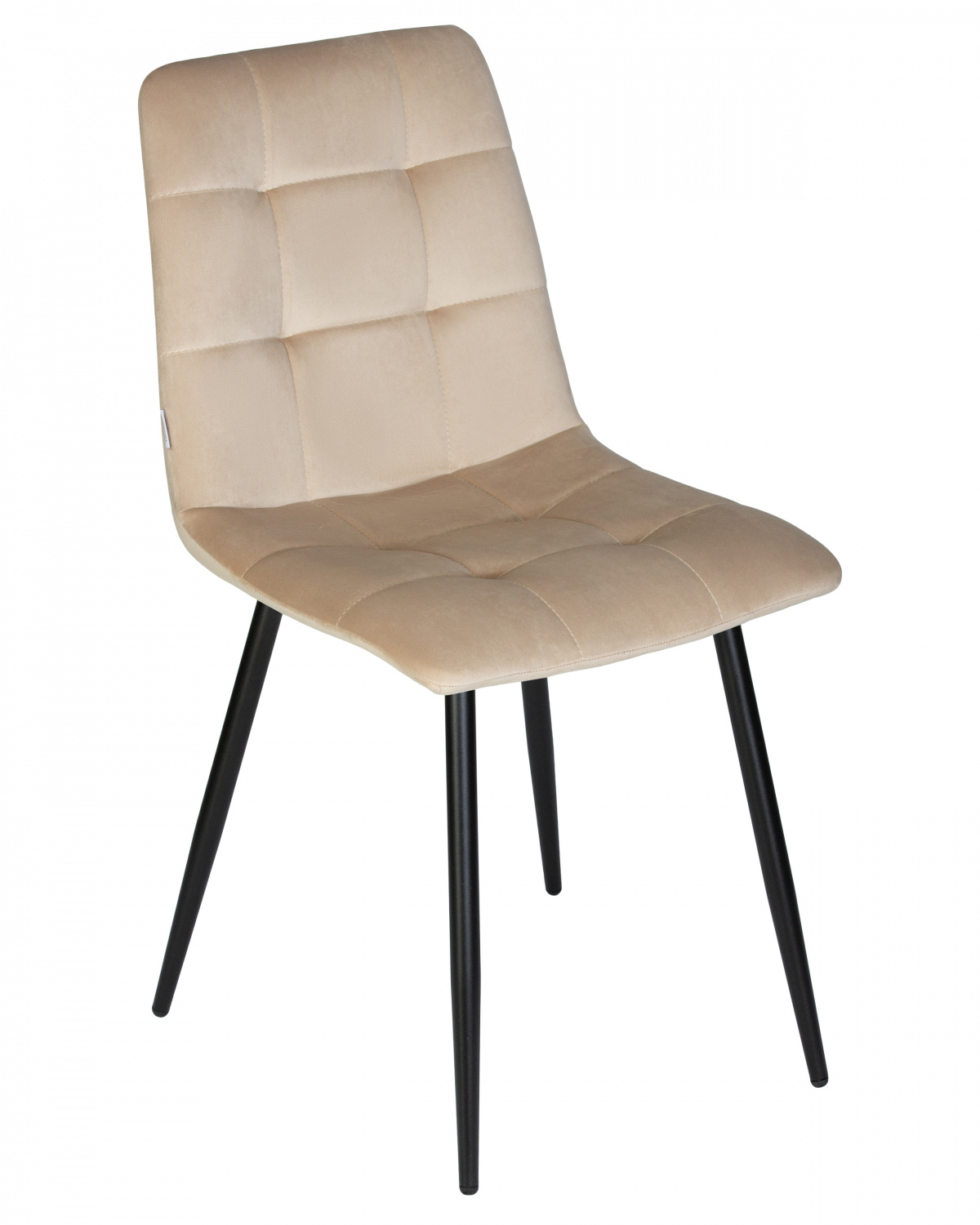 Стул обеденный DOBRIN CHILLY, Бежевый Holland 07, основание черный