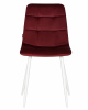 Стул обеденный DOBRIN CHILLY, Бордовый Holland 47, основание белое
