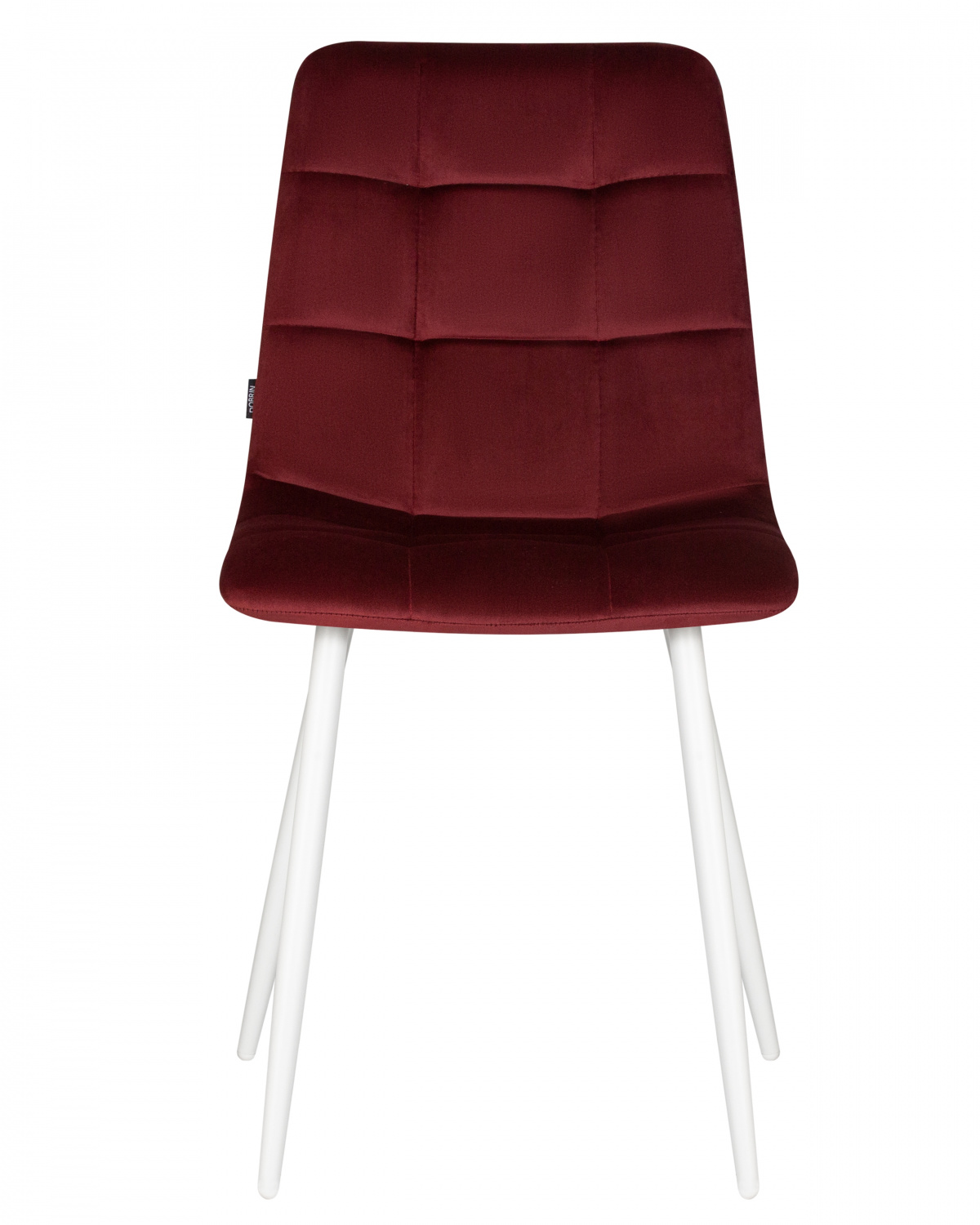 Стул обеденный DOBRIN CHILLY, Бордовый Holland 47, основание белое