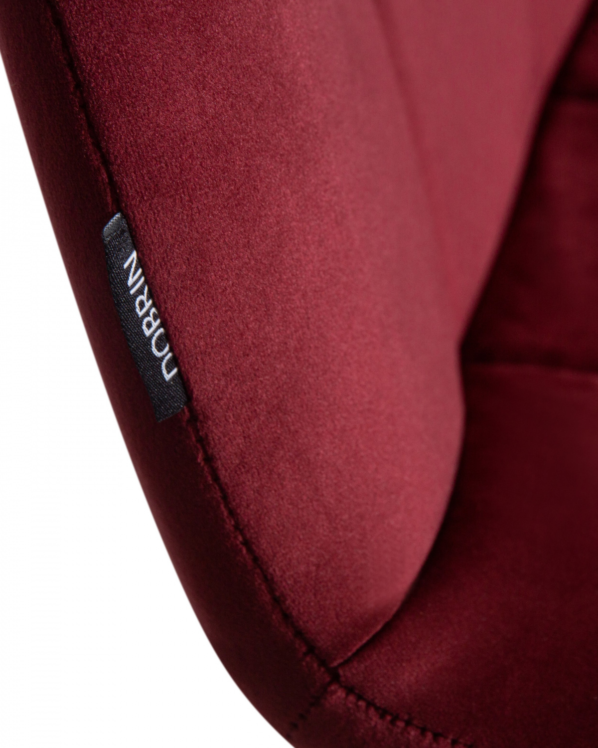 Стул обеденный DOBRIN CHILLY, Бордовый Holland 47, основание белое