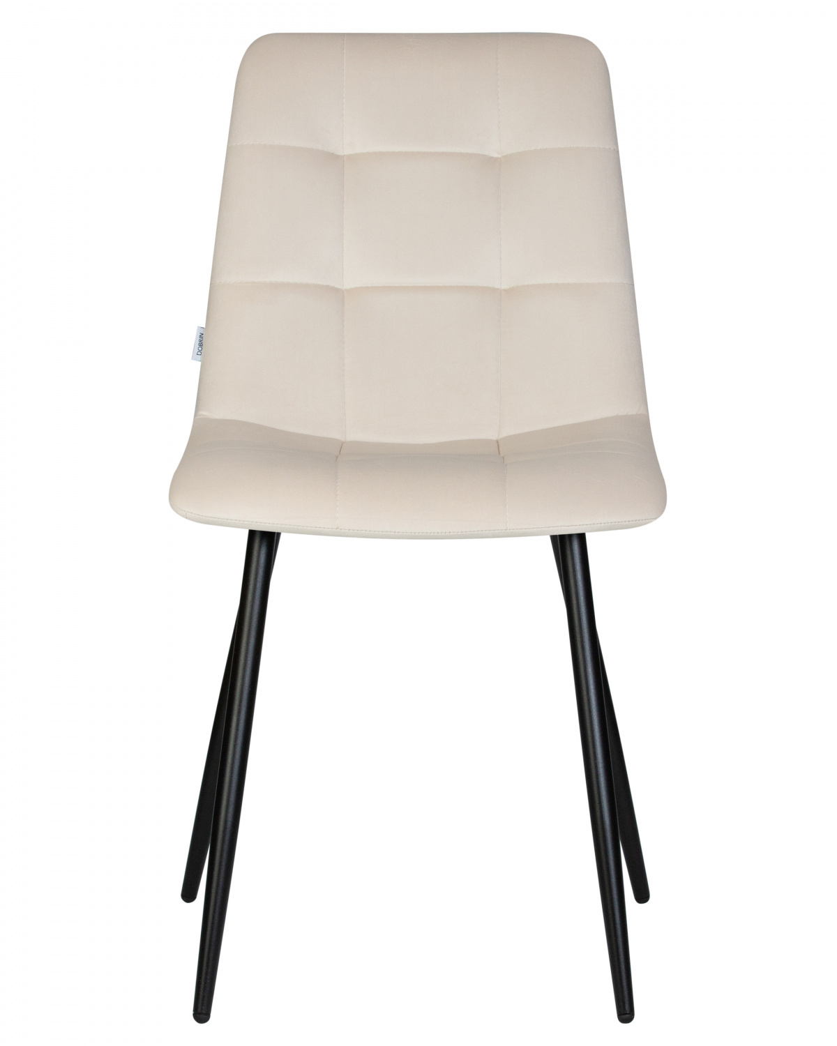 Стул обеденный DOBRIN CHILLY, Кремовый Holland 05, основание черное