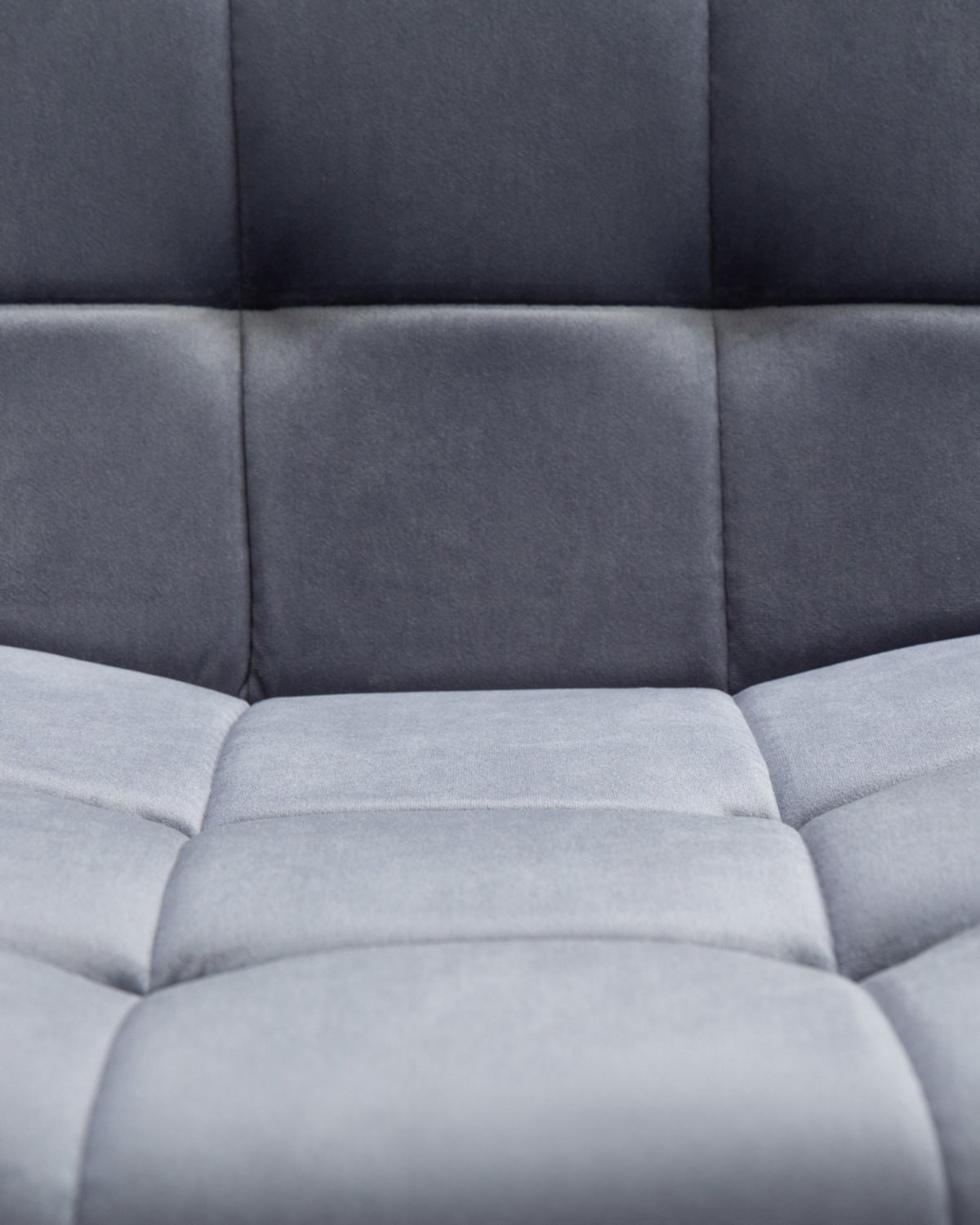 Стул обеденный DOBRIN CHILLY, Серо-голубой Holland 14, основание черное