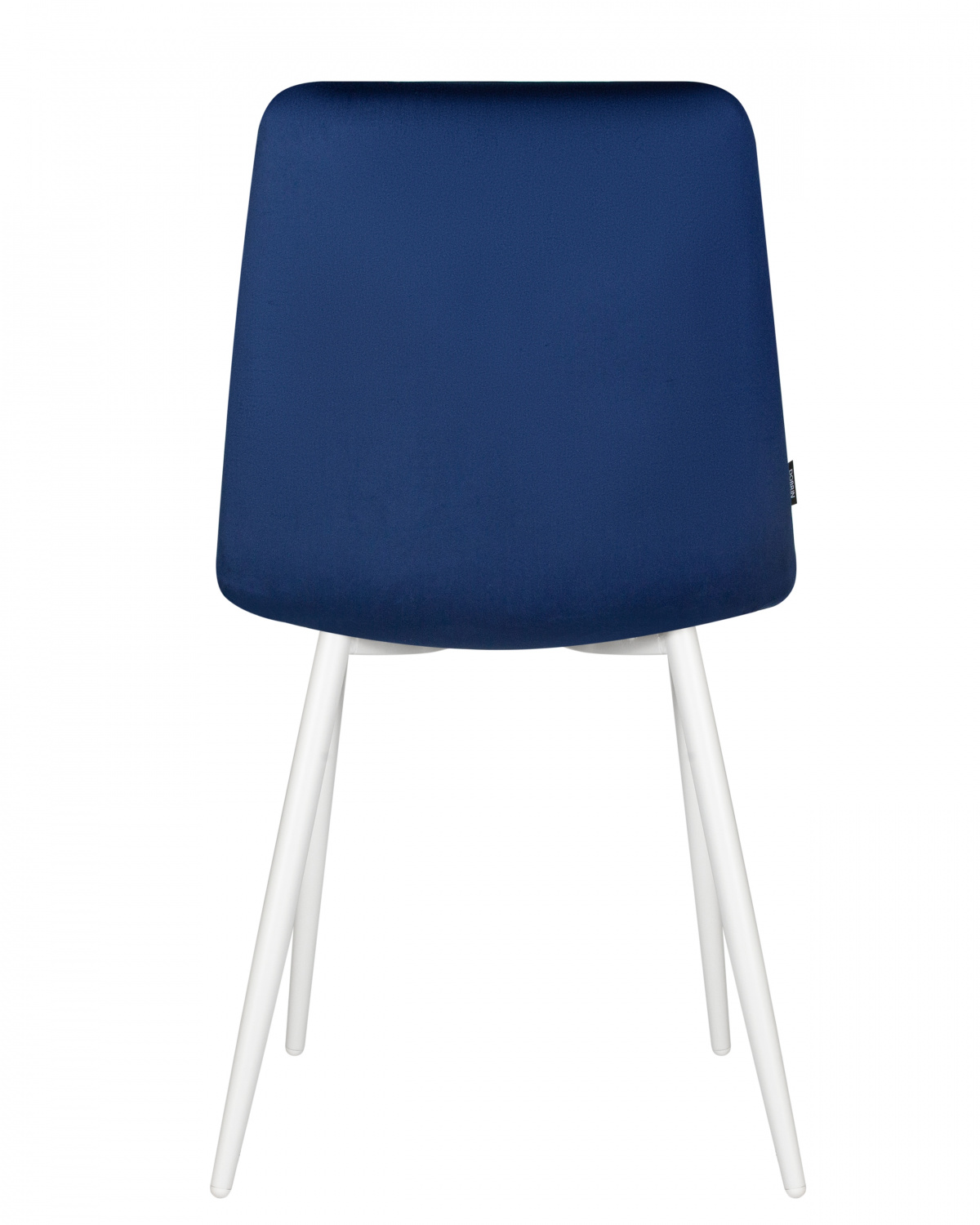 Стул обеденный DOBRIN CHILLY, Темно-синий Holland 60, основание белое